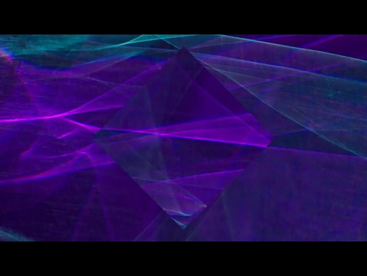 Diffraction Purple Teal Diamond