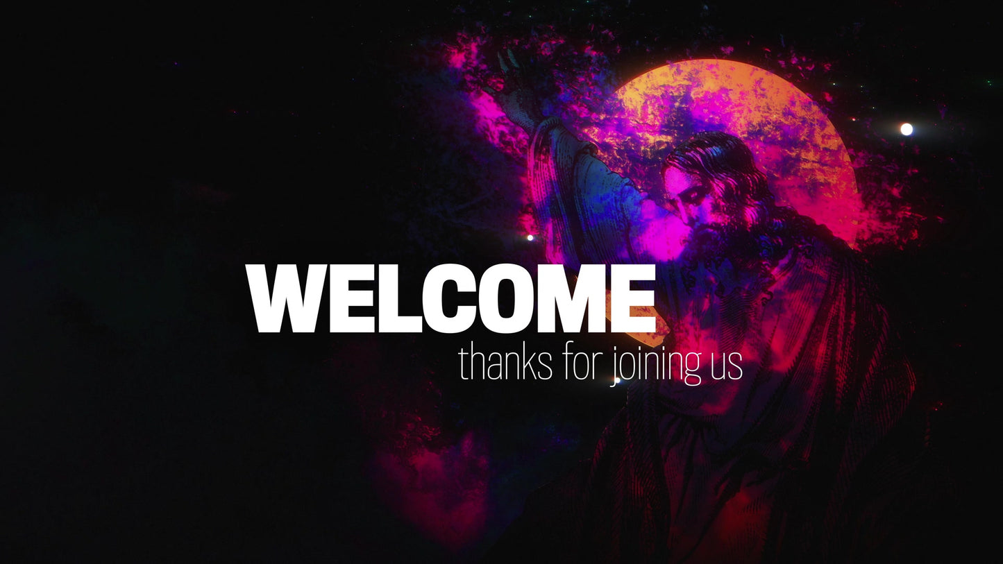 Holy Week Art Welcome Still