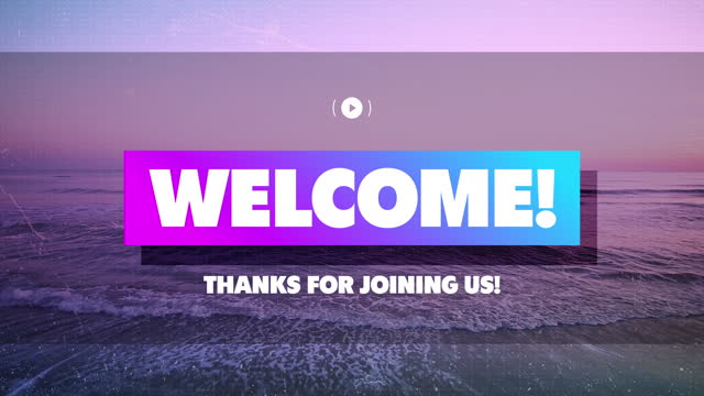 Summer Ocean Welcome Stream