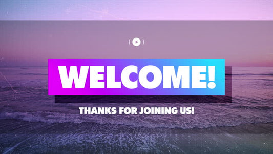 Summer Ocean Welcome Stream