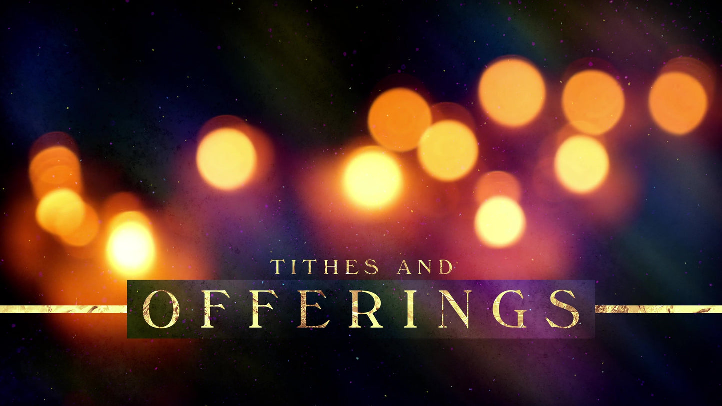 Candlelight Advent Tithes And Offerings Still