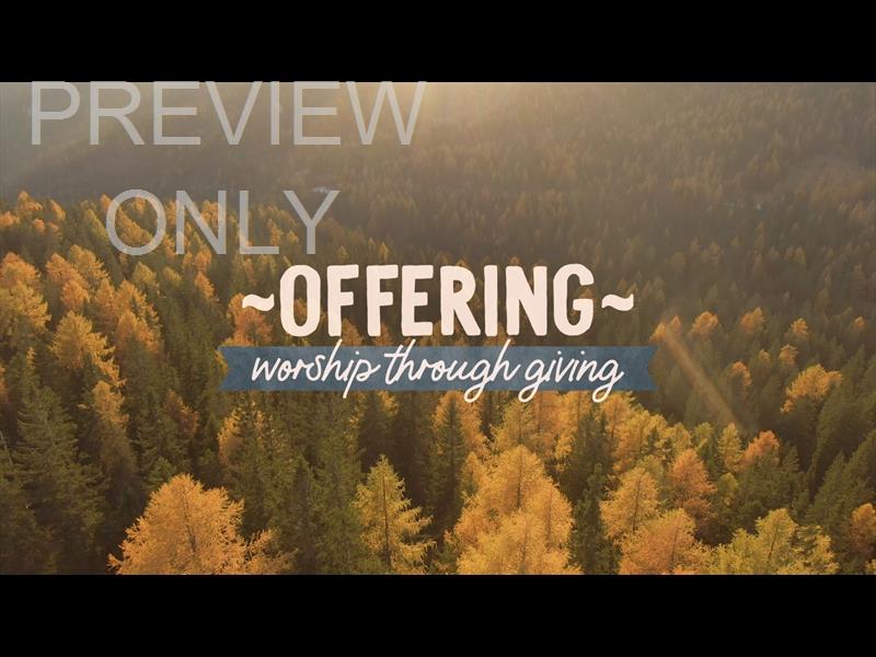 Epic Autumn Aerial Offering
