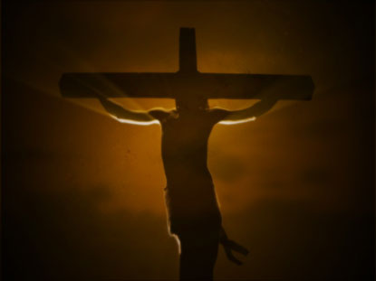 Jesus On The Cross Gold