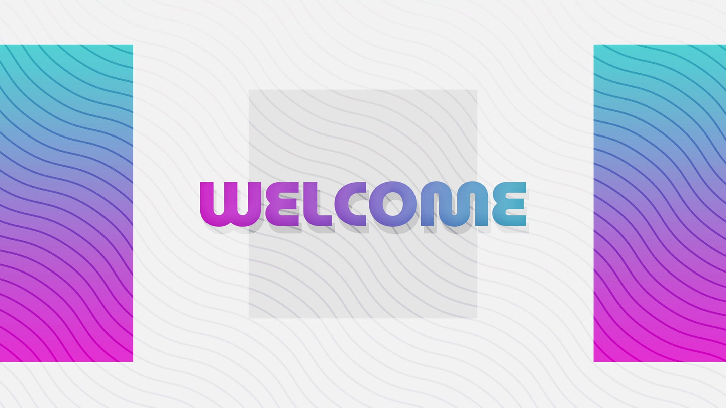 Line Art Welcome Still