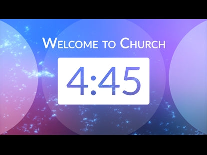 Purple Blue Circles Countdown
