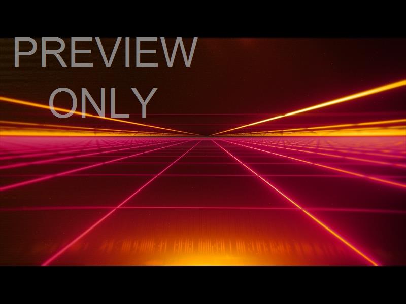 Synthwave Orange Pink Grid