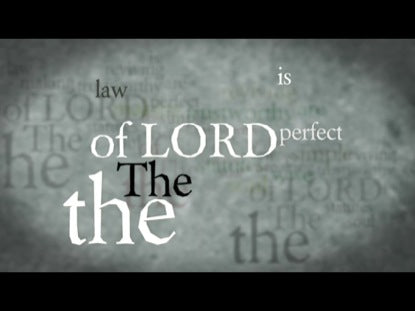 Law Of The Lord