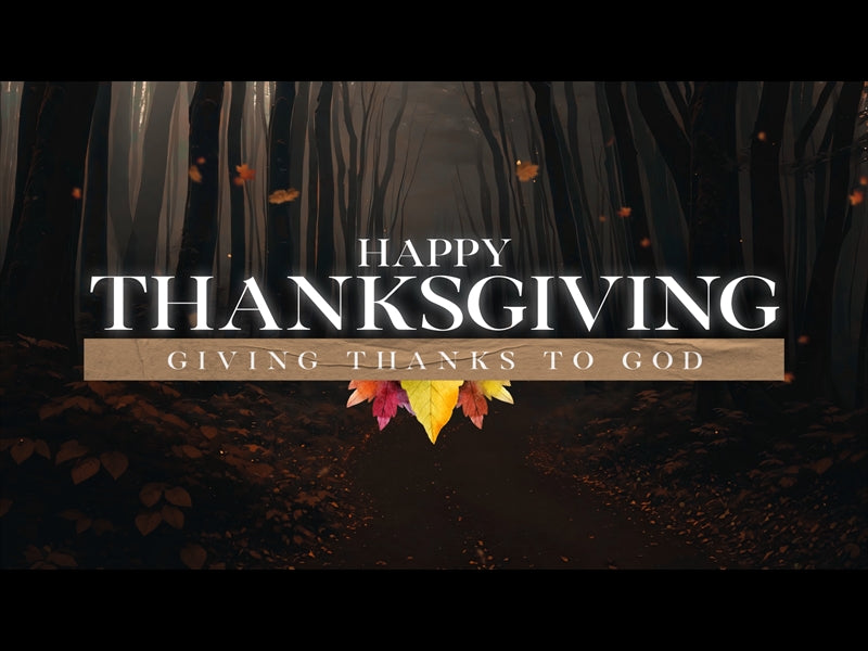 Thankful Autumn Thanksgiving