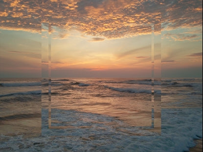 Epic Summer Aerial Sunset Waves