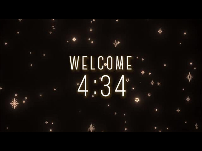 Neon Stars Countdown Welcome
