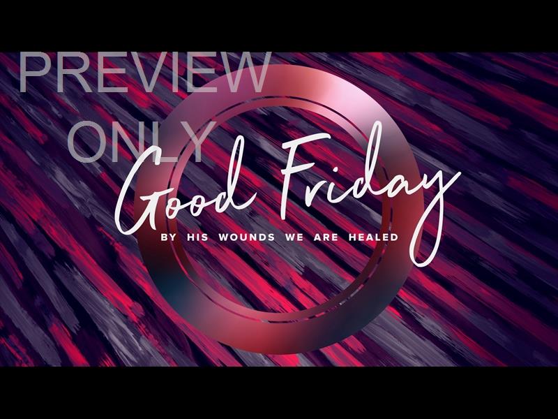 Good Friday Color Brush Title Still