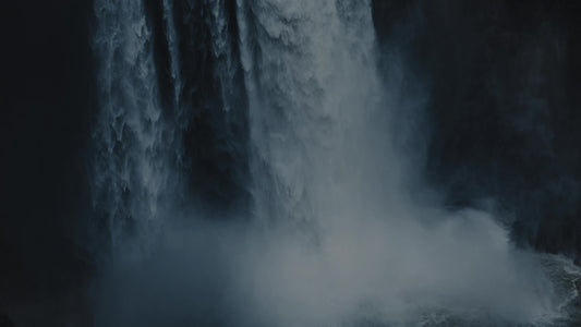 Autumn Scripture Waterfall Still