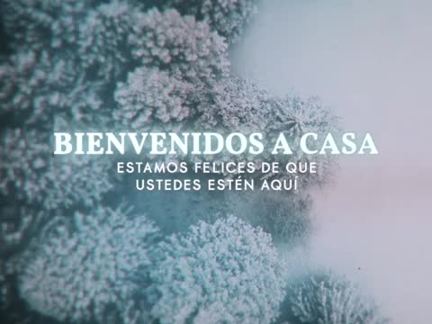 Aerial Snow Welcome Home - Spanish