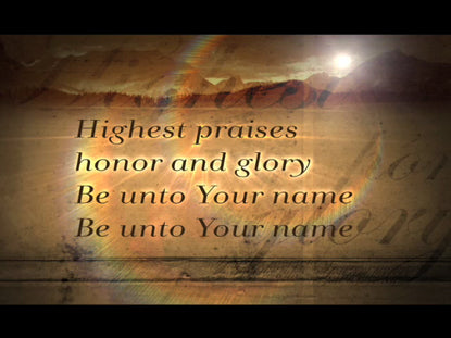 Be Unto Your Name: Iworship Flexx