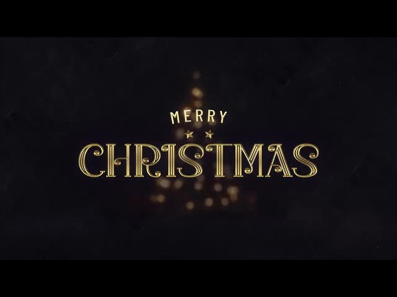 Home For Christmas Merry Christmas Title Graphic 2