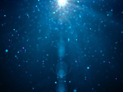 Particle Glow Blue Fast