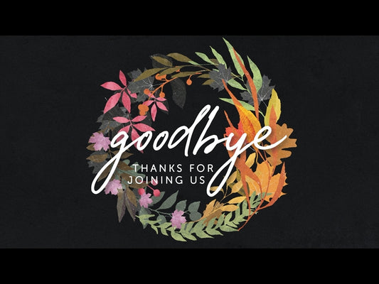 Autumn Wreath Goodbye