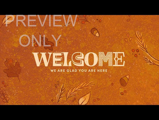 Festive Fall Welcome Title Still
