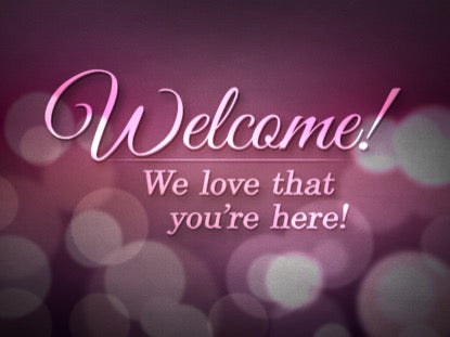 Lovely Bokeh Welcome