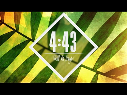 Palm Sunday Countdown