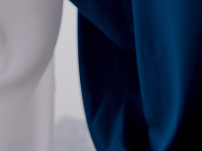 White Blue Split