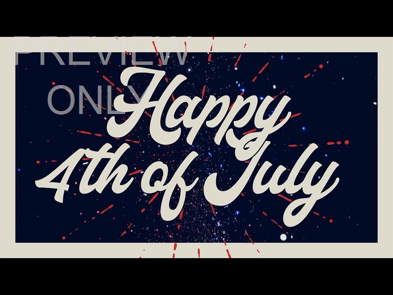 Fireworks Fourth July Still