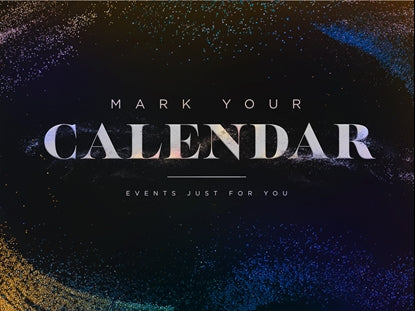 New Years Shimmer Mark Your Calendar