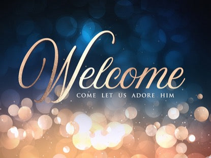 Christmas Bokeh Welcome Christmas