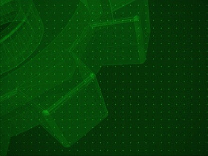 Retro Wireframe Green