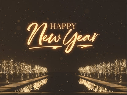 Christmas Gold Happy New Year
