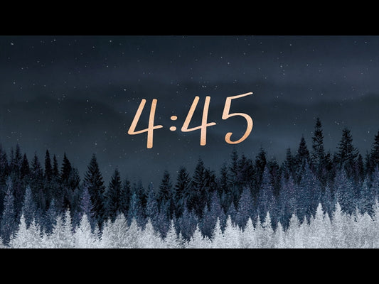 Sparkling Trees Minimal Countdown