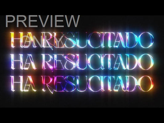 Lttrs Ha Resucitado Three