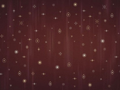 Twinkling Christmas Red