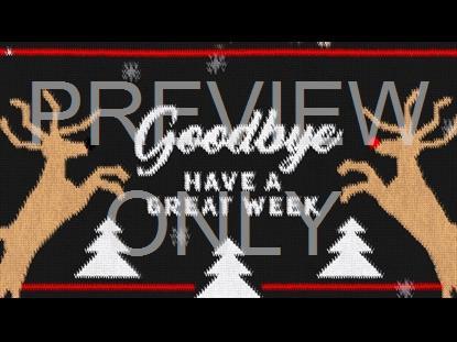 Ugly Christmas Sweater Closing Still