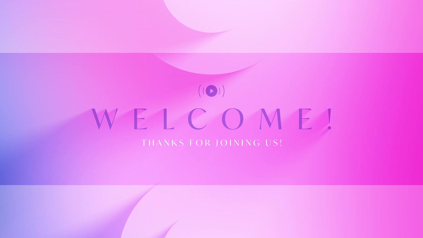 Long Shadow Gradients Welcome Stream