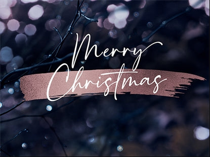 Winter Frost Merry Christmas