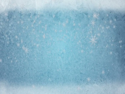 Frosted Blue Snowflakes