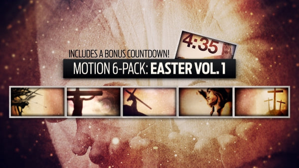 Motion 6-Pack: Easter Volume 1