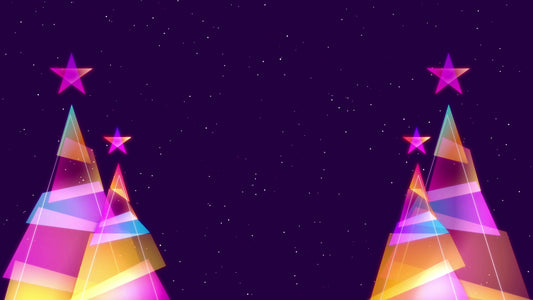 Retro Christmas Frame Still