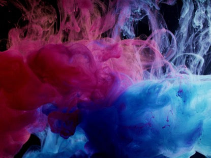 Pink And Blue Nebula