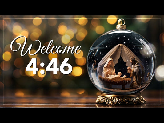 Nativity Slow Globe Countdown
