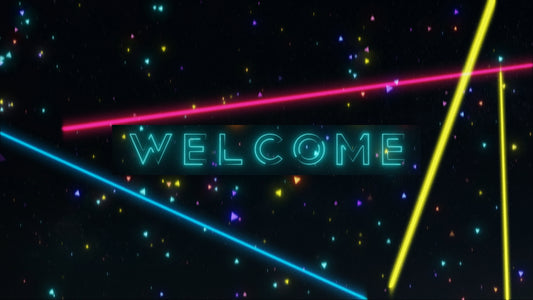Neon Glow Welcome Still