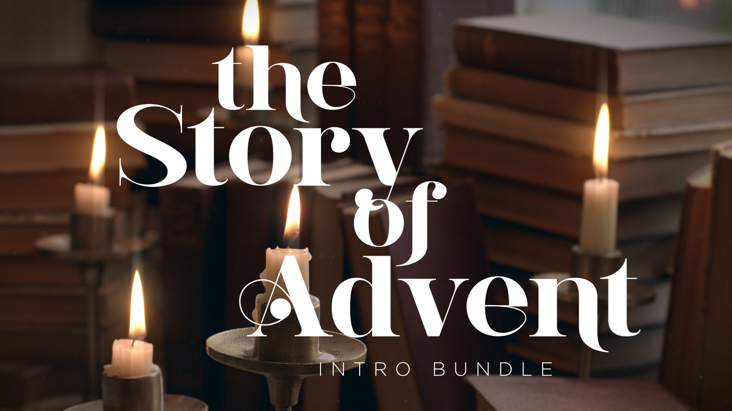 The Story Of Advent Sermon Intro Bundle