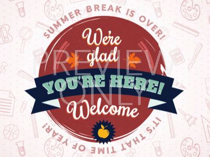 Back To School Welcome Still