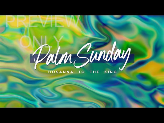 Easter Radiance Palm Sunday Still