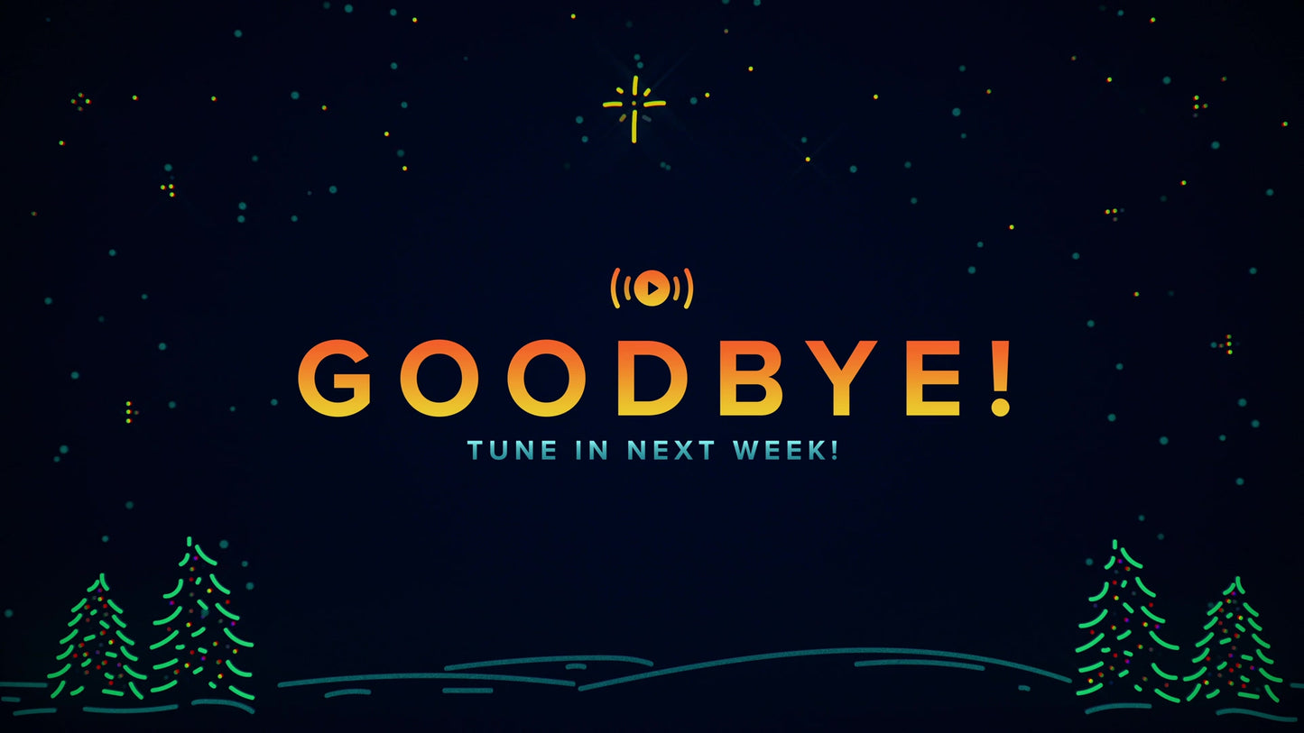 Christmas Lights: Exit Stream