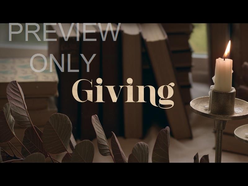 The Story Of Advent Giving Still