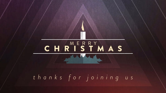 Christmas Candles Merry