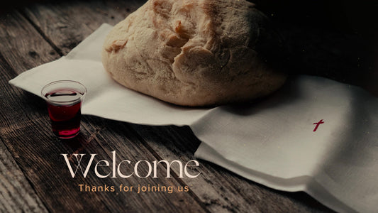 Bread And Cup Welcome Still