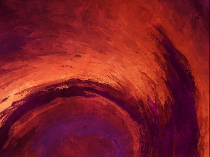 Paint Swirl Bright Orange Magenta